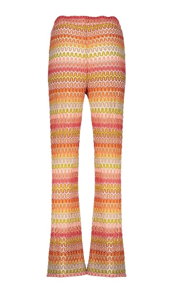 PANTS ZIGZAG 41363 60 000705 - stone/pink/orange